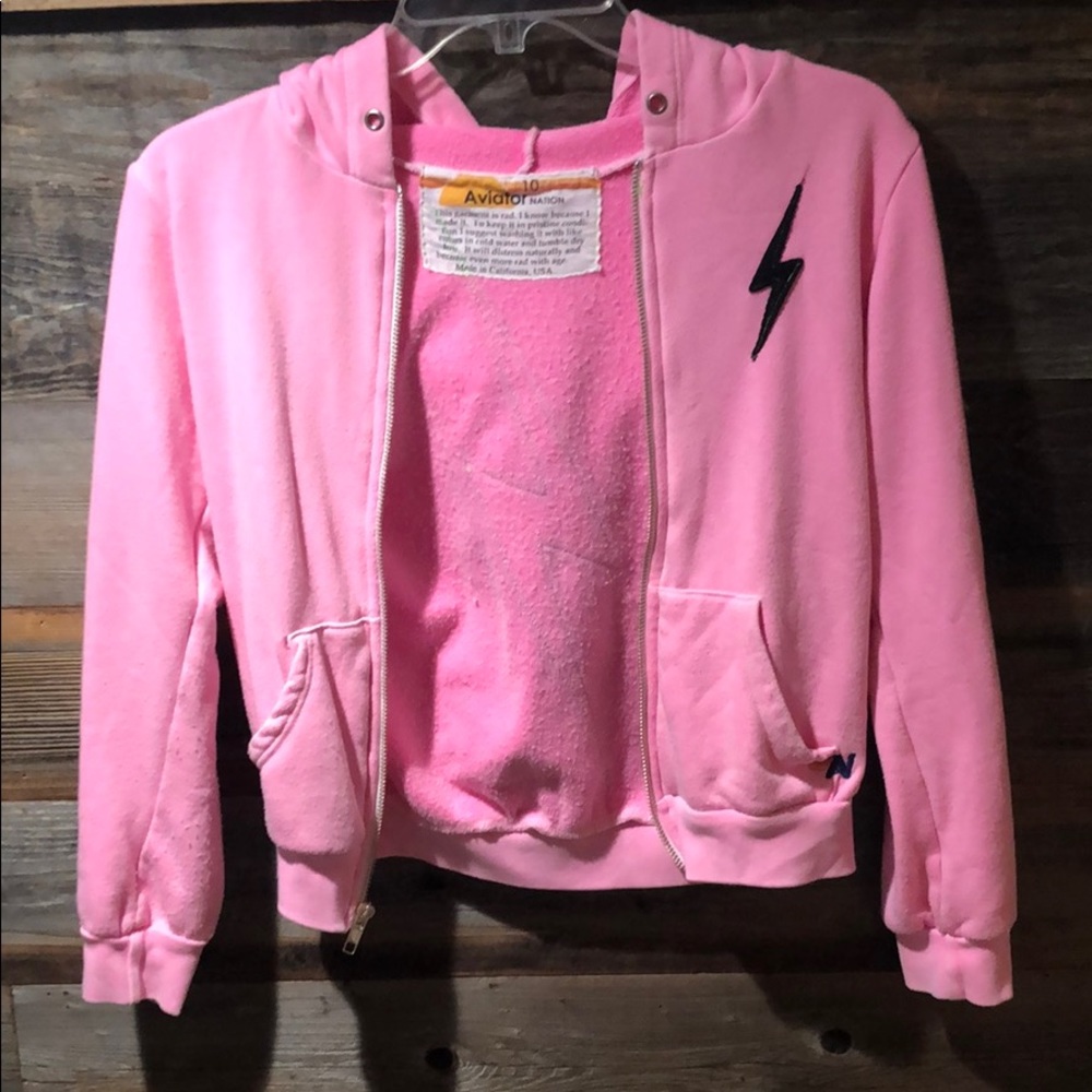 Aviator Nation zip up jacket